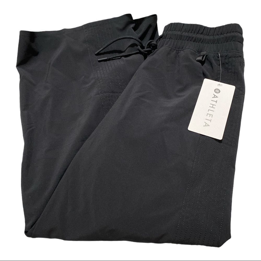 Athleta Avenue Wide Leg Crop Pant NWT Black Size 26 Plus​